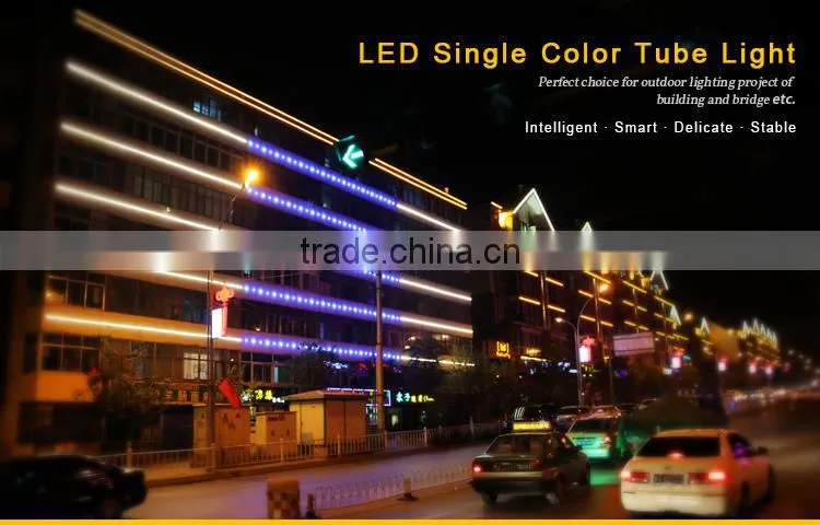 outdoor warm white dmx led tube light/building bar light