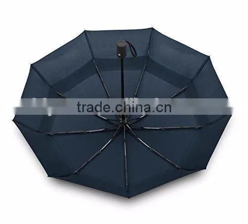 Wind Resistant Air-Vent Auto Open and Close Foldable Umbrella