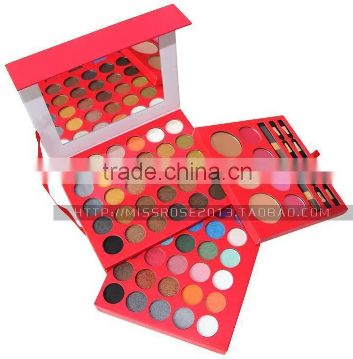 2015new brand Miss Rose 60Eyeshadow 3Bronzer 4Blusher Palette Cosmetics Makeup Kit