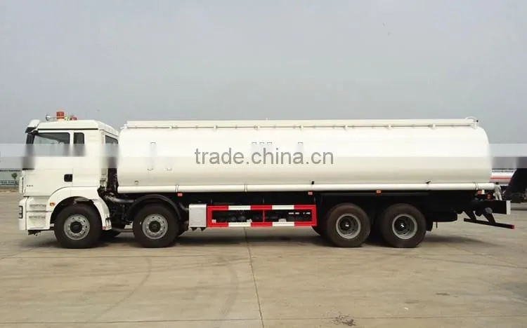 Shaanxi 8*4 oil fuel tank truck rhd lhd for sale