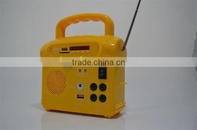 Mini stand alone solar lighting system green energy for home using lighting & charging
