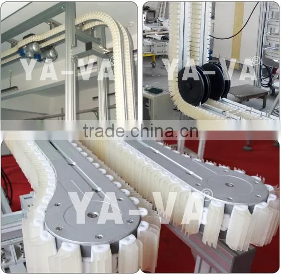 Uplifting Clamping Bottle Conveyor System Line