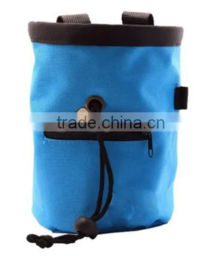 Bouldering Chalk Bag With Belt and Zippered Pocket