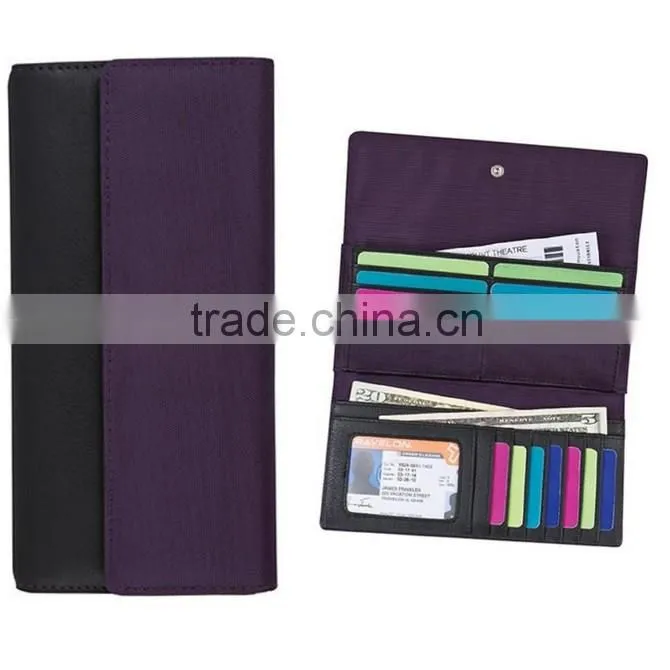 Multifunction Leather Wrist Strap Card slots wrist wallet Cash pocket