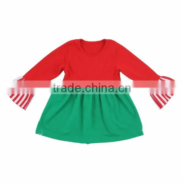 2016 Kaiyo children christmas dress red stripe ruffle dress children frocks designs boutique kids clothes my choice dresses