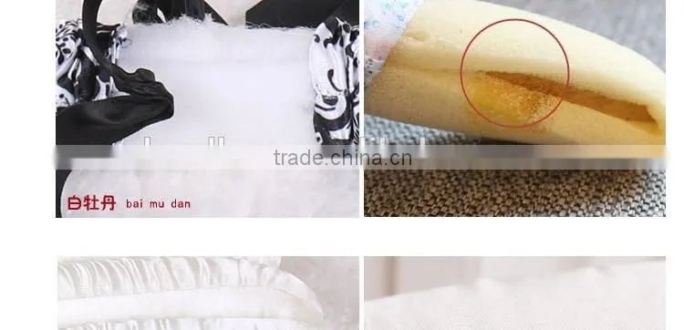 Fabric satin padded clothes hanger wholesale