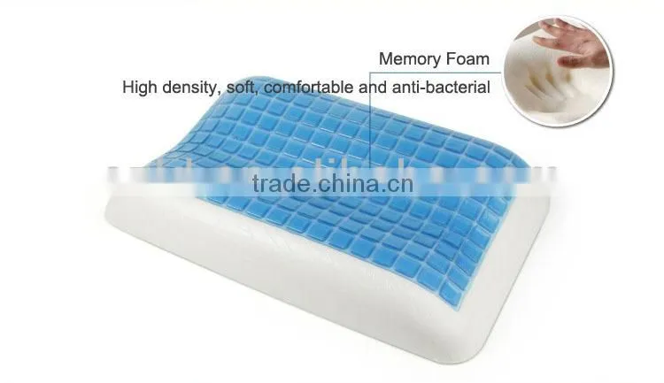 Orthopedic Gel-infused Memory Foam Pillow, Comfort Revolution Hydraluxe Gel Memory Foam Pillow