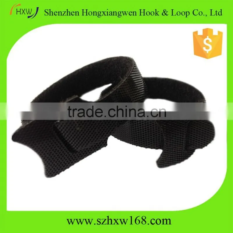 Microfiber Cloth Hook and loop reusable fastening wrap