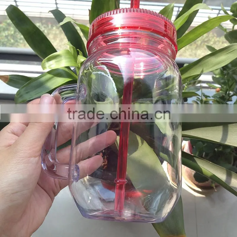 mason jar with plastic lid