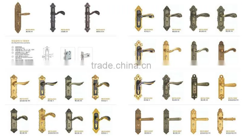 TRI-CIRCLE European style lock door lock types,Entrance doors handle lock,handle lock