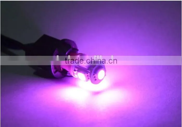 2014 HOTSALE CANBUS 5050 5SMD Decoding Auto Led Lamps BA9S Led Interior Lights