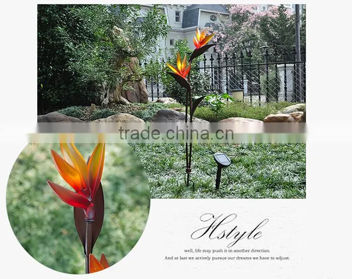 LED solar glass flower light/solar garden light/outdoor decorative lamp/ kapok lightpot