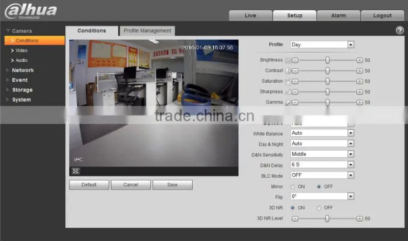 Dahua IPC-HDB4300C 3MP Waterproof IP Dome Camera IP66 Onvif POE HDB4300C 2.8mm lens support SD card storage