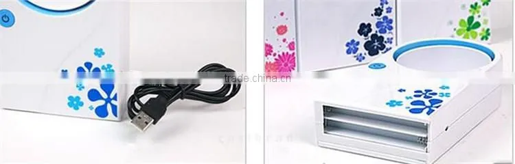 Promotion Gift For Summer USB Mini Portable Bladeless Fan Refrigeration Desktop No Noise Air Conditioner