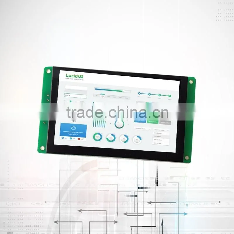 Industrial tft 4.3 " lcd serial interface module with controller 480 x RGB x 272 LCD display for machinery instrument