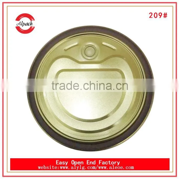 Canned food packaging material 209# tinplate easy open end