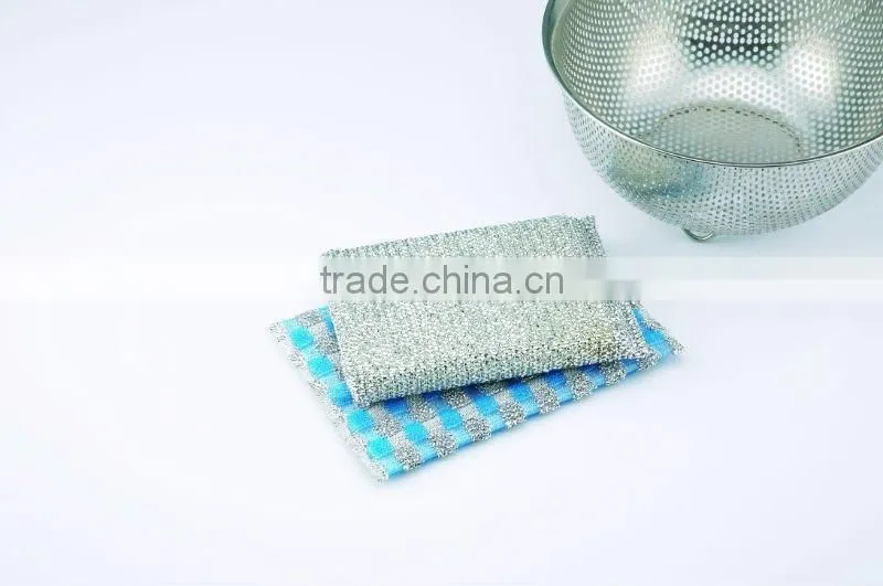 Cleaning Sponge with silver coating