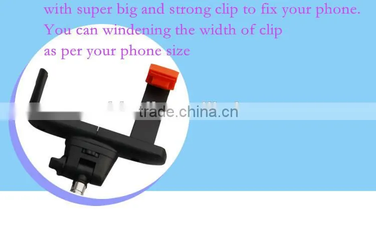 wireless bluetooth remote control monopod self-tim