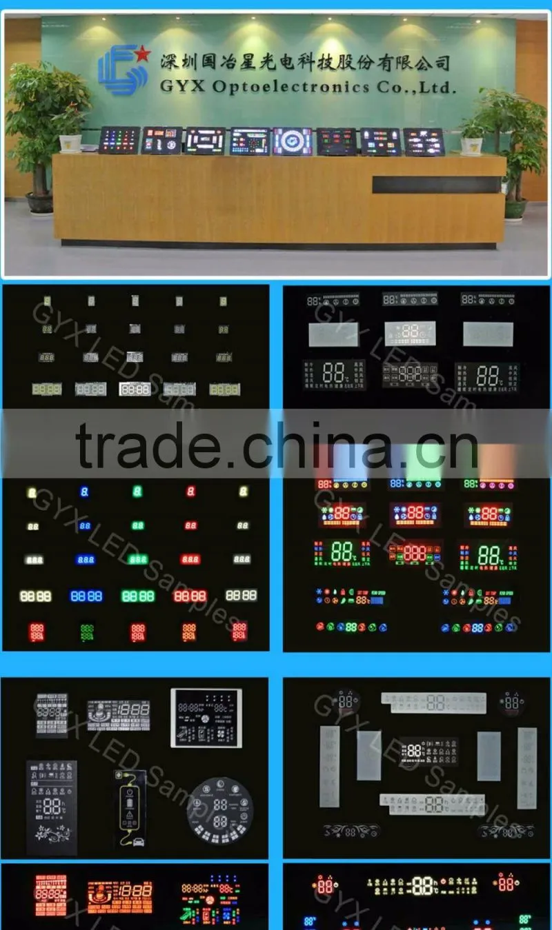 7.4*10.0 0.28 inch cathode type single digit 7 segment led digit display