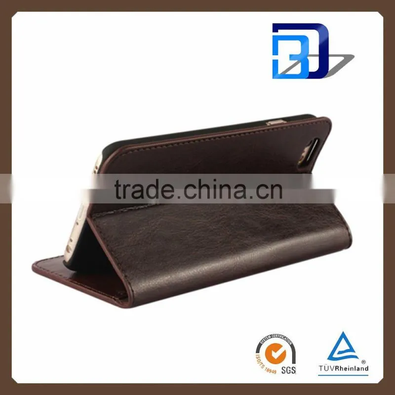 Phone Case Wallet Leather Flip Cover for Oppo R7, for Oppo R7 Leather Case