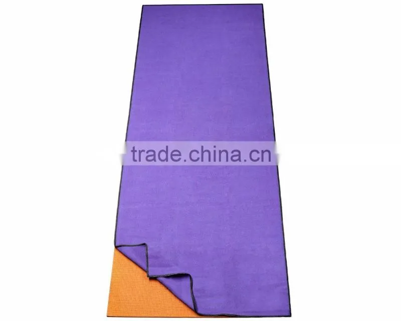 Yoga Towel For Hot Yoga, Mat Size, 100% Absorbant, Quick-Dry