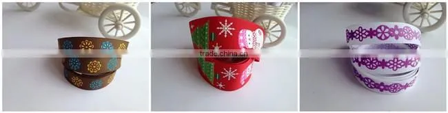 Wholesale Custom Print Satin Ribbon, Printed Grosgrain Ribbon