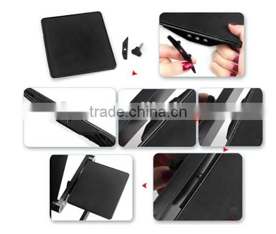 Portable folding multipurpose laptop stand with cooler fan ,adjustable laptop desk cooler stand