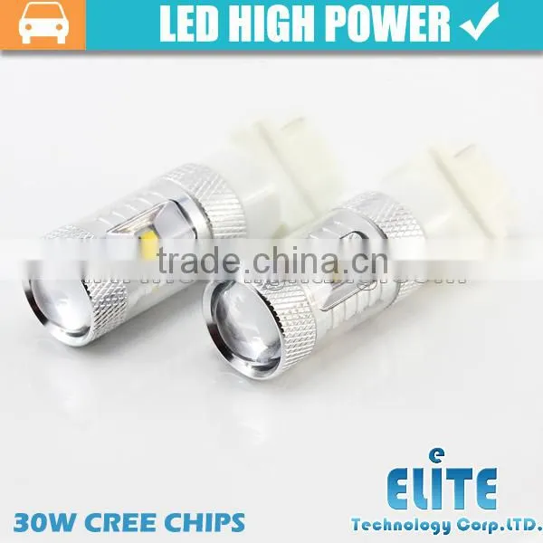 12V 30W car led turn light bulb t25 light auto amber 3156 led
