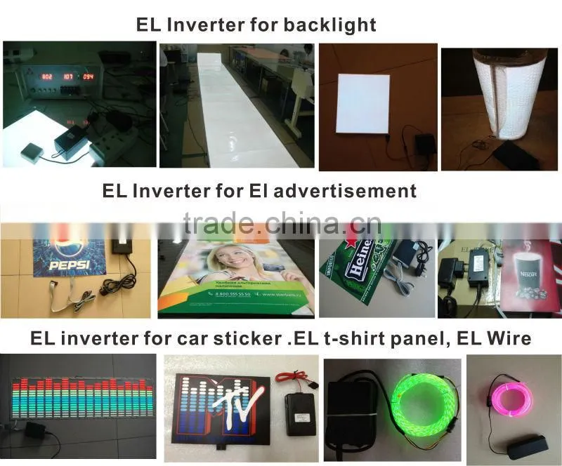 Superior EL inverter /EL driver AC220V for EL panel 6000cm2