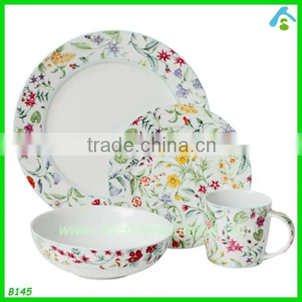 whole print melamine dinner set