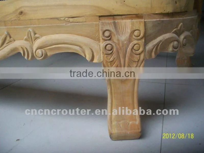 Eight Spindles art and craft cnc router with mass production for table legs and stair handrails