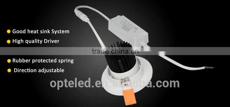 20watt recessed mounted cob downlight with high quality led downlight fixture