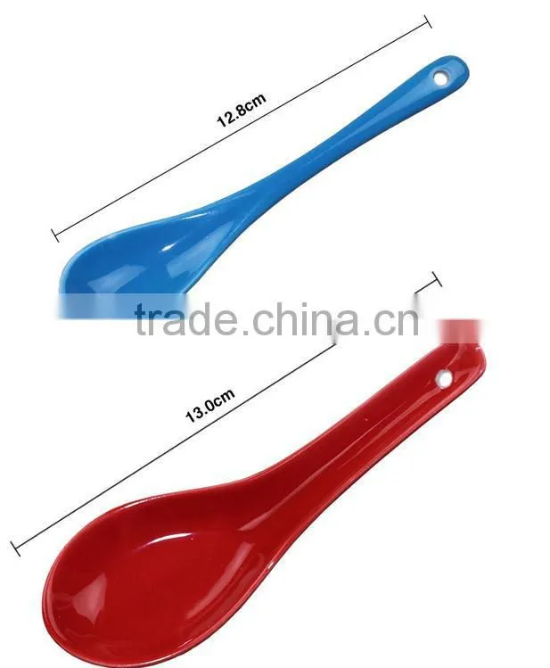 Cheap bulk Creamic coffee spoon/ Porcelain soup spoon