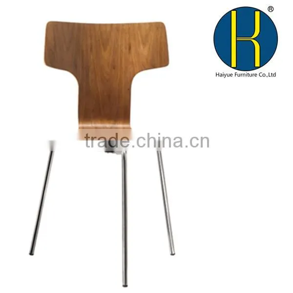Arne Jacobsen design chair,metal chair,stacking chair, plywood chair, dining chairs