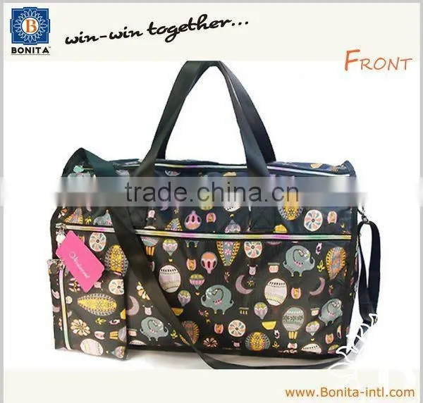 2012 Fashion style flora travel bag, duffel bag, lady hand bag