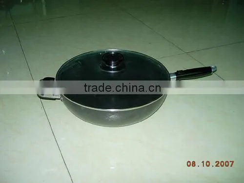 aluminum non-stick frypan with glass lid