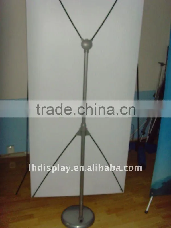 telescoping/ adjustable X-banner display