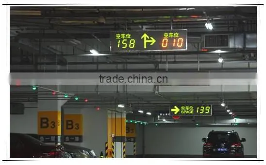 Smart parking lot guidance system(PGS) for indoor car park (supermarket, shopping center, train station, theme park,etc)