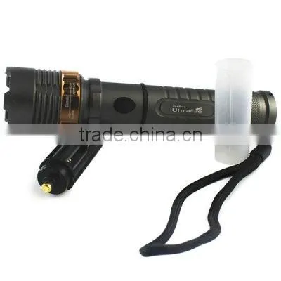 portable aluminum body flashlight xml t6 led flashlight