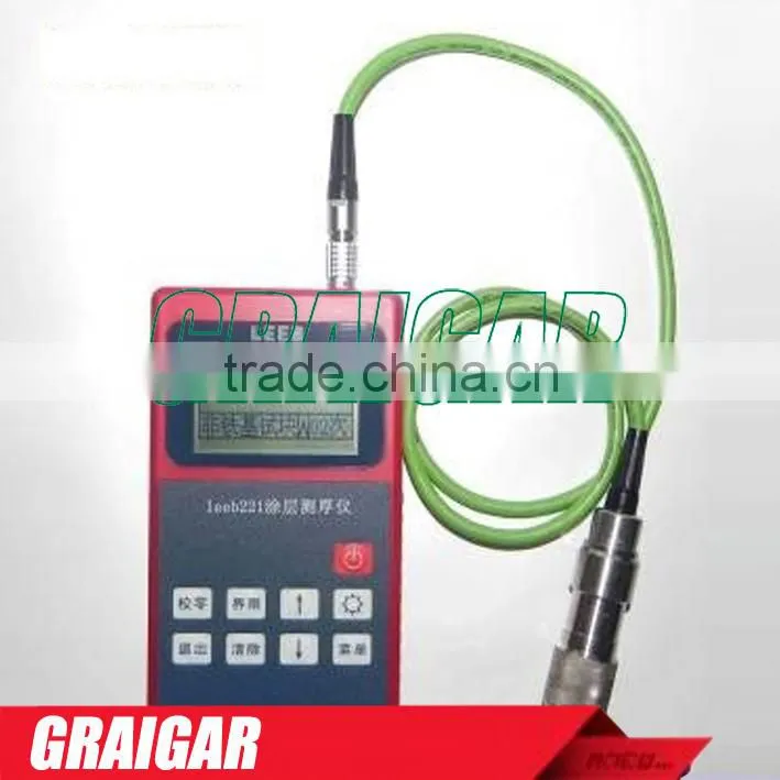 Coating Thickness Gauge testing non-magnetic materials leeb221 eddy current