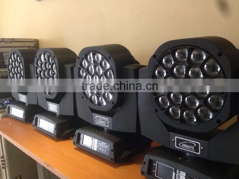 Manufacturer LED 19pcs*15w Zoom Clay Paky Bee Eye K20 K10 moving head beam light