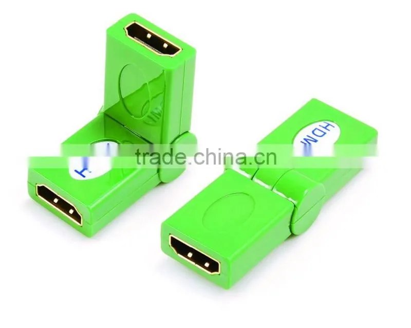 HDMI female to female adapter rotating 180 degree