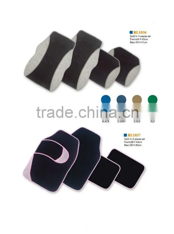 PVC and Plastic carpet car mats with cheap price