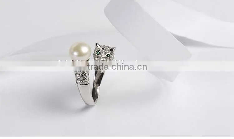 Shaped Sterling Silver Freshwater Button Pearl Earrings