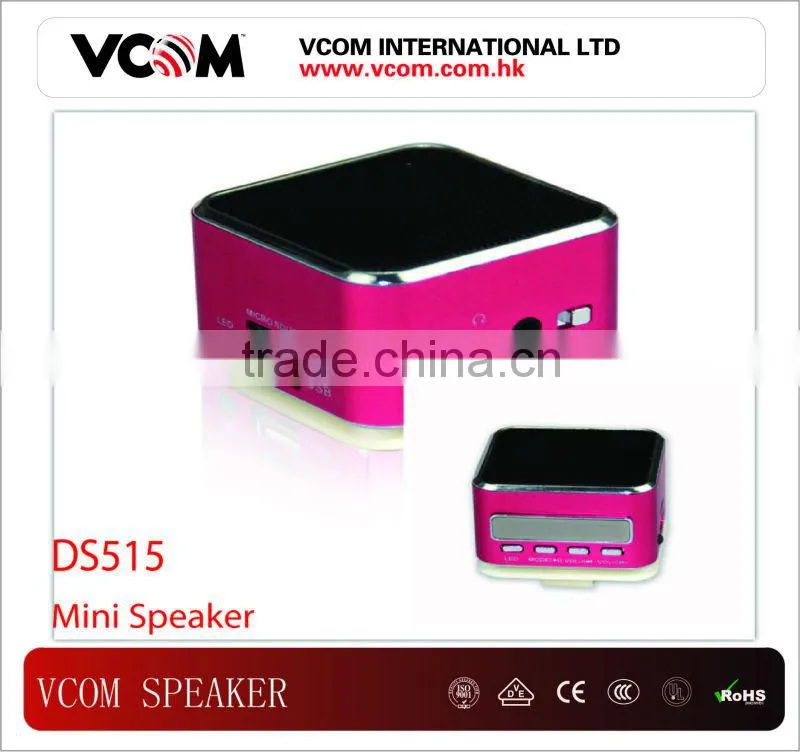 Best Selling Fashion Pink Portable Speaker 2013