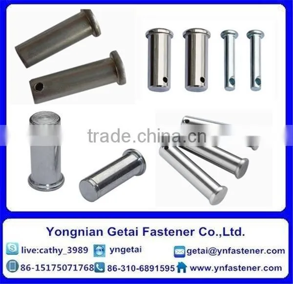 Clevis Pin with Head Carbon Steel Galvanized ISO 2341