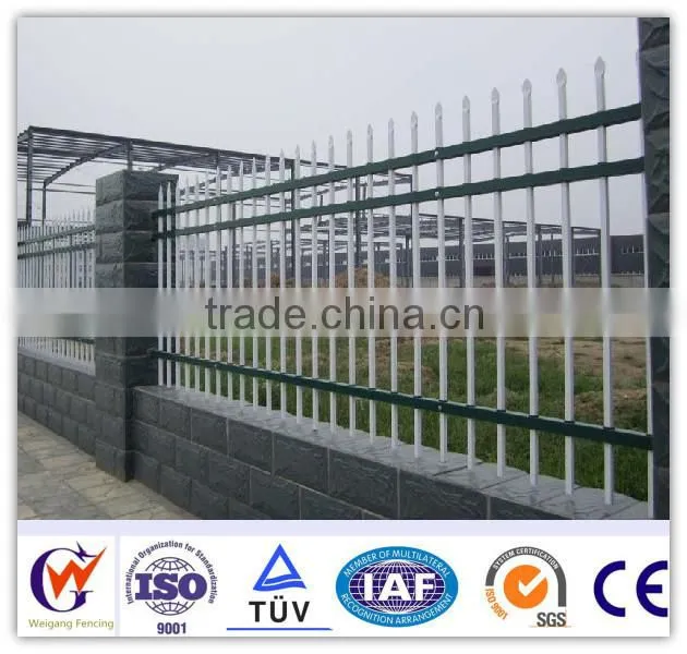 Galvanized steel powder coating artificial fence