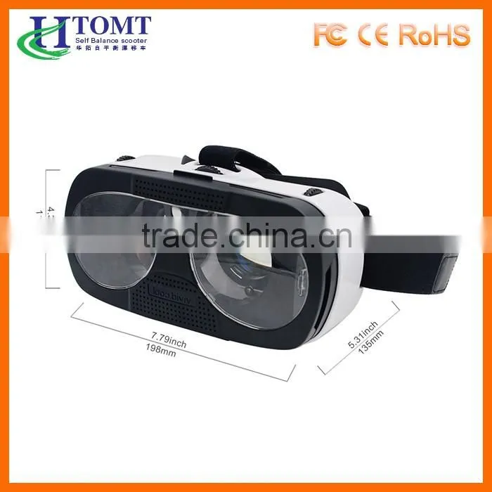 Imported glasses for 3d case vr virtual reality box for HD blue video and games