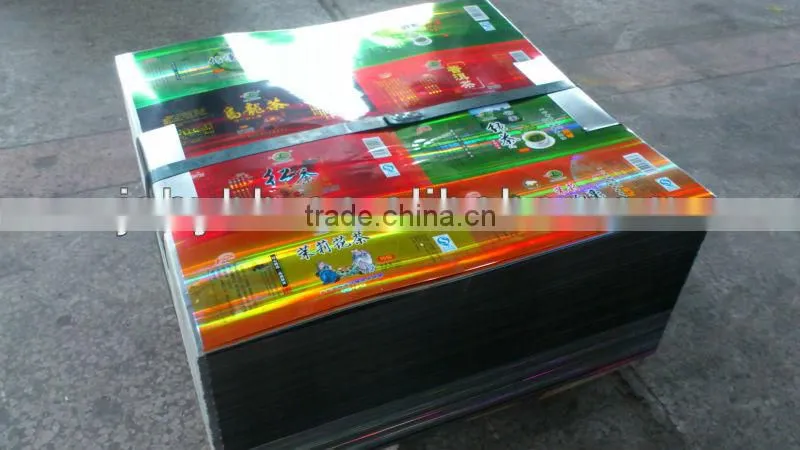 Printed tinplate sheet with pet film