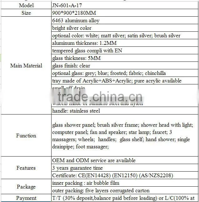 High quality best selling square shower box